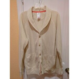 Jack Threads Men’s Knit Sweater Collared  Button Closure Pockets Classic XLarge